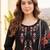 Women Floral Embroidered Regular Thread Work Kurta with Patiala & With Dupatta