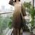 Women Ombre Dyed Regular Thread Work Kurta with Trousers