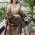 Women Ombre Dyed Regular Thread Work Kurta with Trousers