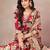 Women Floral Printed Regular Mirror Work Kurta with Trousers & With Dupatta