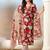 Women Floral Printed Regular Mirror Work Kurta with Trousers & With Dupatta