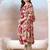 Women Floral Printed Regular Mirror Work Kurta with Trousers & With Dupatta