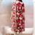Women Floral Printed Regular Mirror Work Kurta with Trousers & With Dupatta