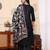 V-Neck Solid Straight Kurta with Trouser & Printed Dupatta