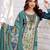 Women Floral Printed Regular Beads and Stones Kurta with Trousers & With Dupatta