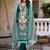 Women Floral Printed Regular Beads and Stones Kurta with Trousers & With Dupatta