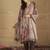 Women Regular Thread Work Kurta with Trousers & With Dupatta
