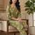 Women Floral Printed Regular Kurta with Trousers