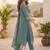 Women Floral Embroidered Regular Thread Work  Cotton Kurta with Trousers & With Dupatta