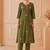 Women Ethnic Motifs Embroidered Regular Thread Work Kurta with Trousers