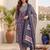 Women Floral Printed Regular Kurta with Trousers & With Dupatta