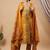 Women Floral Printed Regular Thread Work Kurta with Trousers & With Dupatta