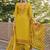 Floral Embroidered Sweetheart Neck Kurta With Salwar & Dupatta