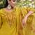 Floral Embroidered Sweetheart Neck Kurta With Salwar & Dupatta