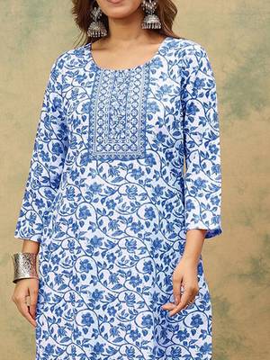 Women Floral Printed Kurta with Palazzo & Dupatta 2