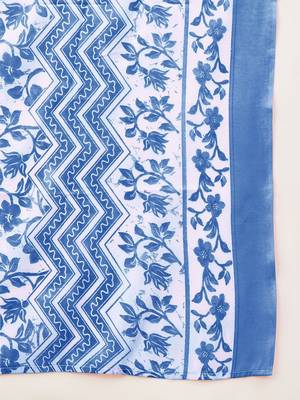 Women Floral Printed Kurta with Palazzo & Dupatta 4