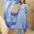 Women Floral Printed Kurta with Palazzo & Dupatta