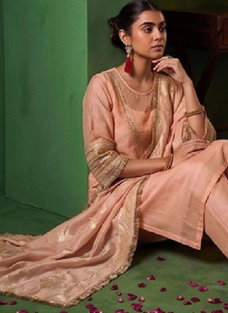 Women Ethnic Motifs Embroidered Regular Kurta with Palazzos & With Dupatta