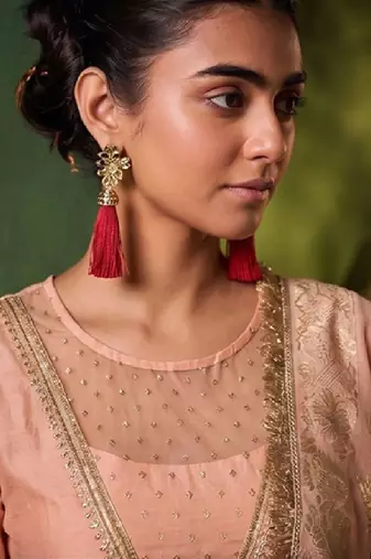 Women Ethnic Motifs Embroidered Regular Kurta with Palazzos & With Dupatta
