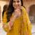 Women Floral Embroidered Regular Thread Work Kurta with Trousers & With Dupatta