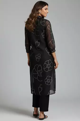 Women Bandhani Printed Kurta with Trousers