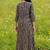 Cotton Striped Printed A Line Kurta With Trouser