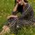 Cotton Striped Printed A Line Kurta With Trouser