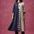 Women Colourblocked Regular  Cotton Kurta with Trousers