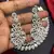 CZ Bridal Necklace and Earrings Set, Silver Crystal Statement Wedding Jewelry