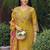 Floral Embroidered Thread Work  Cotton Straight Kurta With Trousers & Dupatta