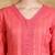 Floral Embroidered Thread Work  Cotton Kurta With Trousers & Dupatta