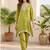 Women Regular Thread Work Kurta with Trousers