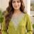 Women Regular Thread Work Kurta with Trousers