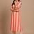 Women Striped Regular Kurta with Trousers