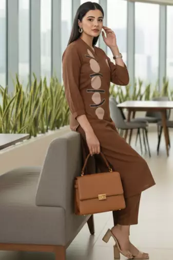 Women Regular Kurta with Trousers