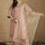 Women Solid Kurta with Palazzo & Dupatta