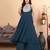 Women Ethnic Motifs Embroidered Panelled Thread Work Silk Georgette Kurta with Palazzos