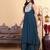 Women Ethnic Motifs Embroidered Panelled Thread Work Silk Georgette Kurta with Palazzos