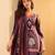 Ethnic Motifs Printed Gotta Patti Chanderi Silk Kurta With Trousers And Dupatta