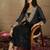 Abstract Printed Panelled Square Neck Georgette Straight Kurta With Trousers