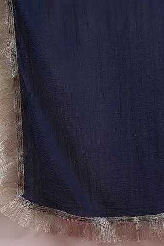 Women Ethnic Motifs Embroidered Kurta with Embroidered Trousers & With Dupatta