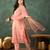 Floral Embroidered Thread Work Kurta With Trousers & Dupatta