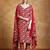 Women Floral Printed V Neck Kurta Set With Dupatta