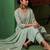 Women Ethnic Motifs Embroidered Regular Kurta with Trousers & With Dupatta