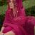 Floral Embroidered Thread Work Straight Kurta With Trousers And Dupatta