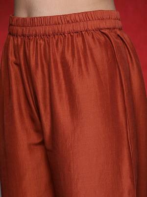 Women Embroidered Kurta with Trousers & Dupatta 3