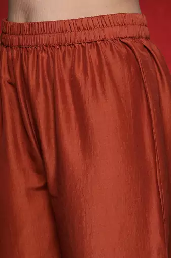 Women Embroidered Kurta with Trousers & Dupatta