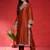 Women Embroidered Kurta with Trousers & Dupatta