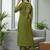 Women Ethnic Motifs Embroidered Regular Thread Work Kurta with Trousers