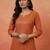 Women Regular Mirror Work Kurta with Trousers